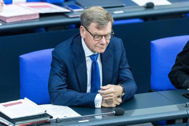 80th session of the German Bundestag on 21 05 2026 in the plenary chamber of the Reichstag building in Berlin Johann Wadephul Foreign Minister Federal Minister for Foreign Affairs xJRx