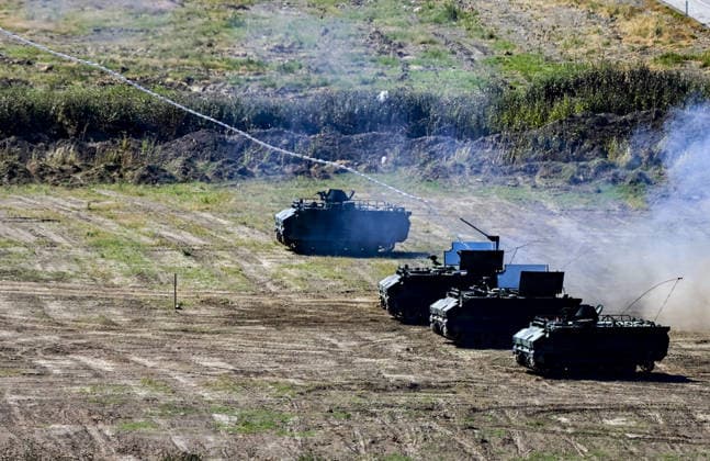EFES-2026 Exercise in Turkiye s Izmir IZMIR, TURKIYE - MAY 21: A view of the daytime activities as part of the Distinguished Observer Day of the EFES-2026 Exercise, one of the largest combined joint exercises of the Turkish Armed Forces (TSK) in Izmir, Turkiye, on May 21, 2026. Over 10,000 personnel from 50 countries participate in the EFES-2026 Exercise, which aims to develop the military capabilities of joint headquarters and units formed with participant country elements and to maintain combat readiness to cover all assigned tasks. Mehmet Emin Menguarslan Anadolu Izmir Turkey. Editorial use only. Please get in touch for any other usage.  Copyright: x2026xAnadoluxMehmetxEminxMenguarslanx