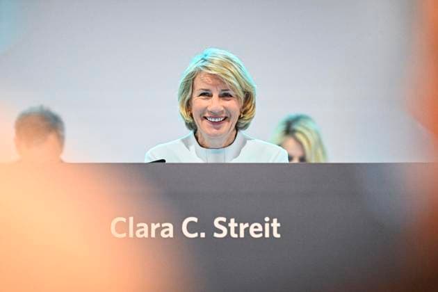 Annual General Meeting of the housing company Vonovia FOR EDITORIAL PURPOSES ONLY EDITORIAL USE ONLY p Annual General Meeting of the housing company Vonovia on Thursday, May 21, 2026 in the Ruhr Congress Halle Bochum in the photo Supervisory Board Chairwoman Clara Streit Germany NRW Bochum Copyright AndreasxBuck Copyright: AndreasxBuck doc85xvm2tefmf10urmbi0z ,EDITORIAL USE ONLY Copyright: AndreasxBuck