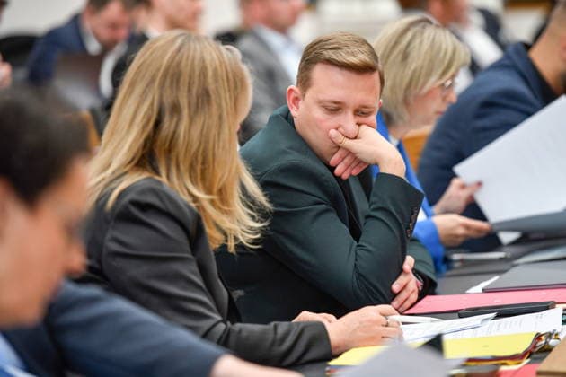 The plenary session took place in the Saarbrücken state parliament on Wednesday 20 05 2026 In the picture Sascha Haas, MdL SPD bub