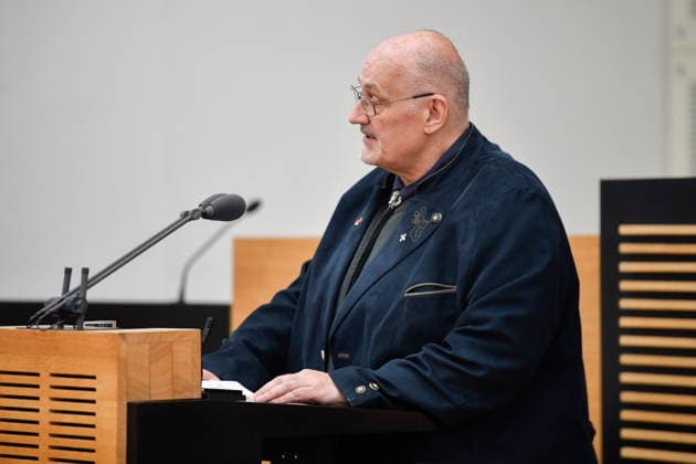 The plenary session took place in the Saarbrücken state parliament on Wednesday 20 05 2026 In the picture Christoph Schaufert, MdL AfD bub