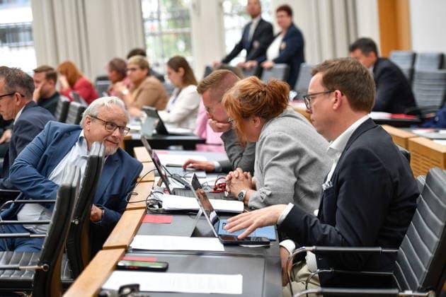 The plenary session took place in the Saarbrücken state parliament on Wednesday 20 05 2026 In the picture bub