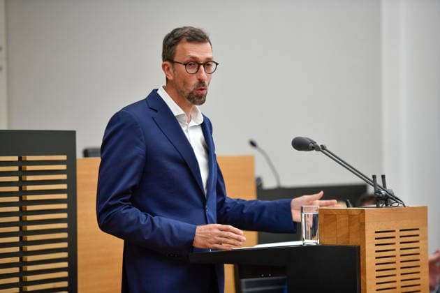 The plenary session took place in the Saarbrücken state parliament on Wednesday 20 05 2026 In the picture Frank Dieter Schmidt, MdL SPD bub