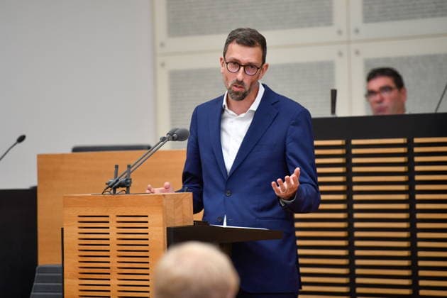 The plenary session took place in the Saarbrücken state parliament on Wednesday 20 05 2026 In the picture Frank Dieter Schmidt, MdL SPD bub