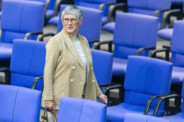80th session of the German Bundestag on 21 05 2026 in the plenary chamber of the Reichstag building in Berlin Britta Hasselmann Chairwoman Bündnis 90 Die Grünen parliamentary group xJRx