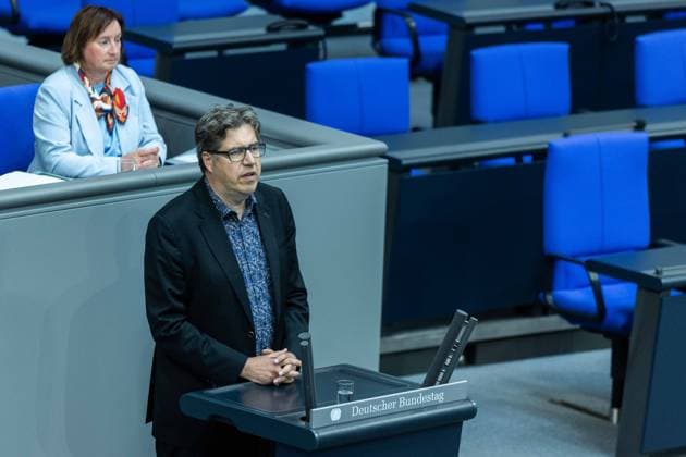 80th session of the German Bundestag on 21 05 2026 in the plenary chamber of the Reichstag building in Berlin Christian Kellner MdB Bündnis 90 Die Grünen xJRx