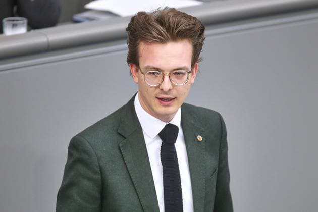 Berlin, Germany, 21 05 2026 German Bundestag 80 Bundestag session Leon Eckert, Greens Copyright: xdtsxNachrichtenagenturx dts_119775