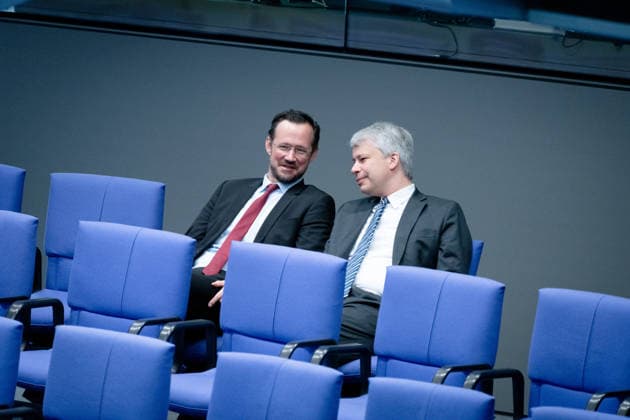 Bundestag, Steffen Bilger, CDU, Dirk Wiese, SPD Reichstag building, Bundestag, session week, Steffen Bilger, CDU, Dirk Wiese, SPD Berlin Berlin GER
