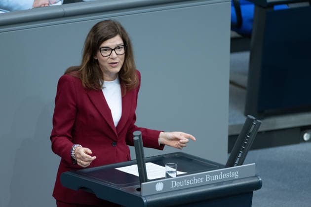 Bundestag, Ophelia Nick, Bündnis 90 Die Grünen Reichstag building, Bundestag, session week, Ophelia Nick, Bündnis 90 Die Grünen Berlin Berlin GER