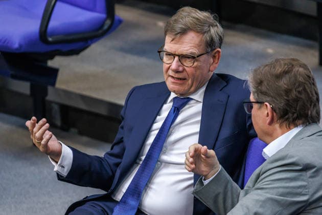 Bundestag Johann Wadephul CDU , Federal Minister for Foreign Affairs in the German Bundestag on 21 05 26 in Berlin Berlin Berlin Germany Bundestag