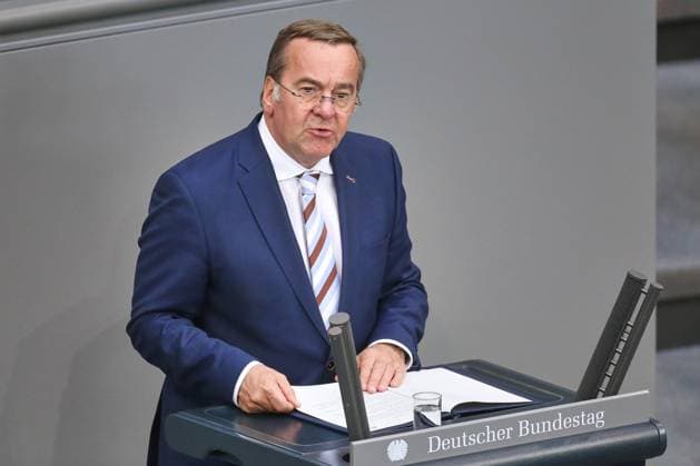 Berlin, Germany, 21 05 2026 German Bundestag 80 Bundestag session Federal Minister of Defense Boris Pistorius SPD Copyright: xdtsxNachrichtenagenturx dts_119834