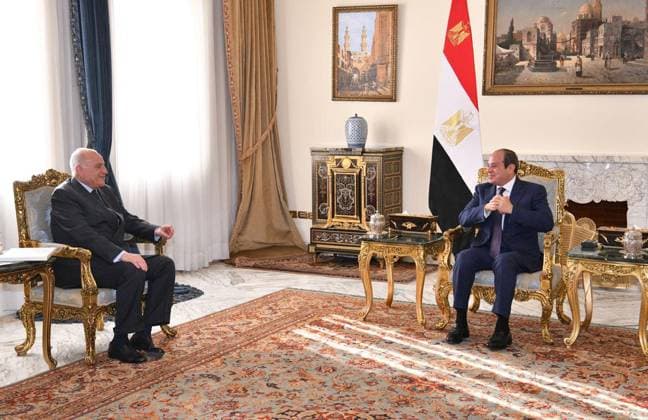 Egyptian President Abdel Fattah al-Sisi received Algerian Foreign Minister Ahmed Attaf in Cairo Egyptian President Abdel Fattah al-Sisi received Algerian Foreign Minister Ahmed Attaf in Cairo, Egypt, on May 21, 2026, in the presence of several senior officials from both sides, to discuss ways to strengthen bilateral relations and joint cooperation between Egypt and Algeria. Photo by Egyptian President Office apaimages Cairo Cairo Egypt 210526_Egypt_EPO_00(6) Copyright: xapaimagesxEgyptianxPresidentxOfficex xapaimagesx