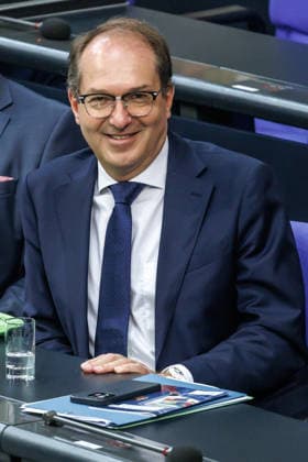 Bundestag Alexander Dobrindt CSU , Federal Minister of the Interior in the German Bundestag on 21 05 26 in Berlin Berlin Berlin Germany Bundestag