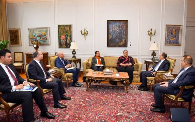 Egyptian Foreign Minister Badr Abdel-Aty met with the Special Representative of the UN Secretary-General for Libya and Head of the United Nations Support Mission in Libya (UNSMIL), Hanna Tetteh Egyptian Foreign Minister Badr Abdel-Aty met with the Special Representative of the UN Secretary-General for Libya and Head of the United Nations Support Mission in Libya (UNSMIL), Hanna Tetteh, during an official visit to Libya on May 21, 2020. Photo by Egyptian press Office apaimages Cairo Cairo Egypt 210526_Libya_EPO_00(2) Copyright: xapaimagesxEgyptianxPresidentxOfficex xapaimagesx