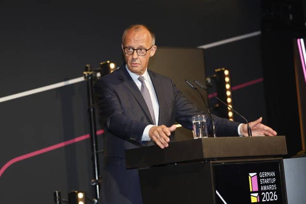 Federal Chancellor, Merz German Startup Awards 2026, on 21 05 2026 in Berlin, Palais am Funkturm in Berlin , Germany