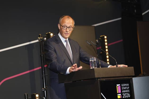 Federal Chancellor, Merz German Startup Awards 2026, on 21 05 2026 in Berlin, Palais am Funkturm in Berlin , Germany