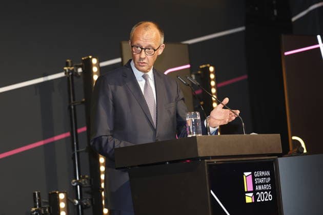 Federal Chancellor, Merz German Startup Awards 2026, on 21 05 2026 in Berlin, Palais am Funkturm in Berlin , Germany