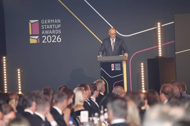 Federal Chancellor, Merz German Startup Awards 2026, on 21 05 2026 in Berlin, Palais am Funkturm in Berlin , Germany