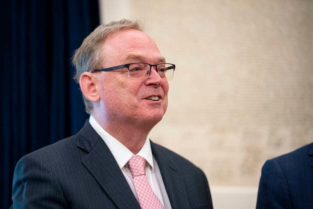 The White House WASHINGTON, DC - MAY 21: Kevin Hassett, director of the National Economic Council, speaks at an event with U.S. President Donald Trump on May 21, 2026 in the Oval Office at the White House in Washington, D.C. Trump said he would rescind Biden-era regulations on refrigerators and air conditioners. (Photo by Al Drago for The Washington Post ABACAPRESS.COM) Washington DC United States  Copyright: xPool ABACAx