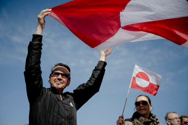 DENMARK GREENLAND Demonstration in Nuuk against the new American consulate Demonstration against the new American consulate in Nuuk, Greenland, Thursday, May 21, 2026 The demonstration starts at Inatsisartut and moves towards the USA s new consulate The new American consulate is inaugurated on Thursday Photo Oscar Scott Carl Scanpix 2026 , Nuuk Denmark Greenland  Copyright: OscarxScottxCarl OscarxScottxCarlx spdk20260521-203632-L