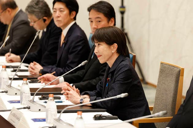 May 22, 2026, Tokyo, Japan: Japanese Prime Minister Sanae Takaichi speaks during a meeting with Albanian Prime Minister Edi Rama (not in picture) at the prime minister s official residence in Tokyo. Prime Minister Rama is currently in Japan on an official working visit. Tokyo Japan  - ZUMAm191 20260522_aap_m191_009 Copyright: xRodrigoxReyesxMarinx