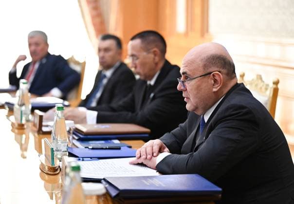 Turkmenistan CIS Government Heads Council 9171391 22.05.2026 Russian Prime Minister Mikhail Mishustin attends a narrow format meeting of the Commonwealth of Independent States (CIS) Heads of Government Council in Ashgabat, Turkmenistan. Alexander Miridonov Sputnik Ashgabat Turkmenistan  Copyright: xAlexanderxMiridonovx