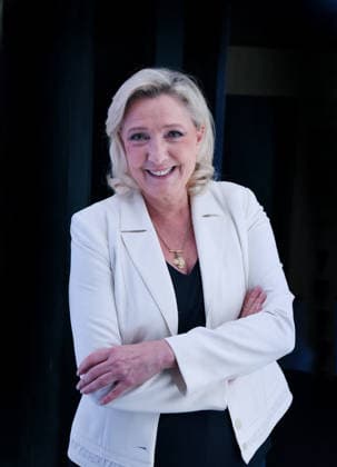 Marine Le Pen Appears On RMC BFMTV - Paris Marine Le Pen is interviewed by Apolline de Malherbe on RMC BFMTV in Paris, France on May 22, 2026. Photo by Alain Apaydin ABACAPRESS.COM Paris France  Copyright: xApaydinxAlain ABACAx