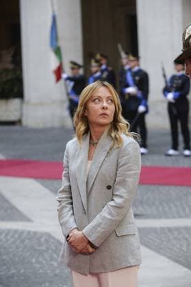 Photo IPP Marco Mattei Rome 22 05 2026 Palazzo Chigi The Prime Minister receives the Prime Minister of Ireland in the photo Giorgia Meloni Italy Photo Press World Copyright