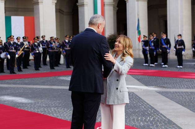 News - Giorgia Meloni meets with Irish Prime Minister Micheal Martin Italian Prime Minister Giorgia Meloni meets with Prime Minister of Ireland Micheal Martin on May 22, 2026 at Palazzo Chigi, Rome, Italy. Rome Palazzo Chigi Italy Copyright: xEmanuelaxVertollix xLiveMediax LPN_2464202