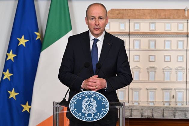 May 22, 2026, Rome, Italy: The meeting at Palazzo Chigi between Prime Minister Giorgia Meloni and Irish Prime Minister Michael Martin, Rome, 22 May 2026. ANSA MAURIZIO BRAMBATTI Rome Italy  - ZUMAa110 20260522_zaf_a110_040 Copyright: xMaurizioxBrambattix