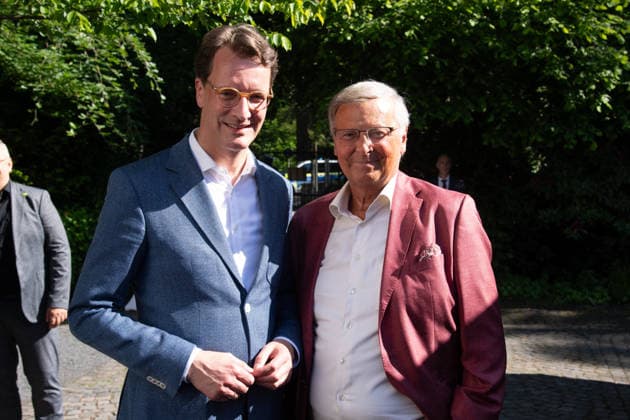 f l Hendrik WUEST, Wüst, CDU, State Premier of North Rhine-Westphalia, Wolfgang BOSBACH, politician, CDU, Under the motto Turkish cooking with professionals and celebrities , the Turkish Consulate General launches the Turkish Cuisine Action Week to introduce Turkish food culture on 22 May 2026 in Bergisch Gladbach Germany