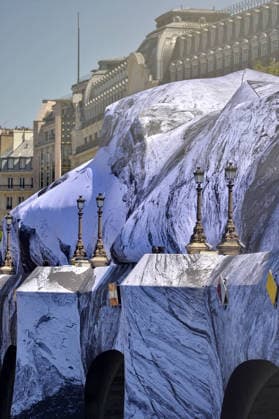 Pont Neuf Cave Unveiled To Parisians - Paris The Pont Neuf cave, JR s ephemeral monumental work measuring 120 meters long and 18 meters high, is unveiled to Parisians, on May 22, 2026, before its official opening on June 6, paying homage to Christo and Jeanne-Claude s 1985 work The Pont Neuf Wrapped and remaining visible until June 28, 2026. Photo by Karim Ait Adjedjou ABACAPRESS.COM Paris France  Copyright: xAitxAdjedjouxKarim ABACAx