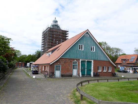 CNTV NEUWERK Exterior view of Neuwerk Island tower on the occasion of the tower renovation 22 05 2026 Since 1310, the listed Neuwerk weir and lighthouse has dominated the island as the oldest secular building in Hamburg and the oldest lighthouse on the German North Sea coast This unique building is now being extensively renovated for around 22 million euros Hamburg Germany