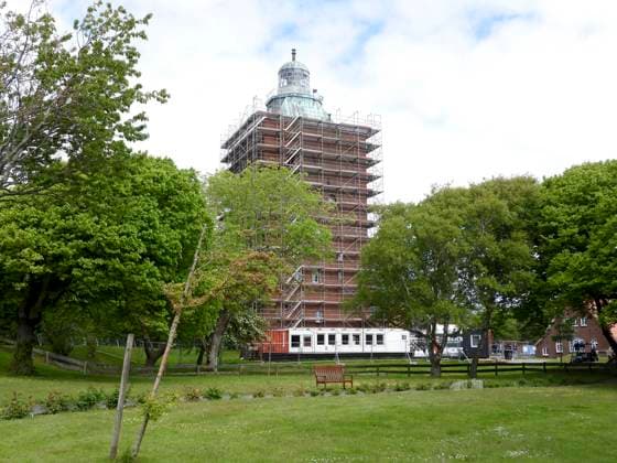 CNTV NEUWERK Exterior view of Neuwerk Island tower on the occasion of the tower renovation 22 05 2026 Since 1310, the listed Neuwerk weir and lighthouse has dominated the island as the oldest secular building in Hamburg and the oldest lighthouse on the German North Sea coast This unique building is now being extensively renovated for around 22 million euros Hamburg Germany