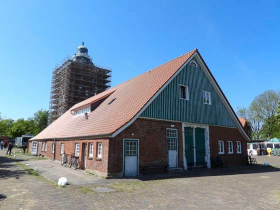 CNTV NEUWERK Exterior view of Neuwerk Island tower on the occasion of the tower renovation 22 05 2026 Since 1310, the listed Neuwerk weir and lighthouse has dominated the island as the oldest secular building in Hamburg and the oldest lighthouse on the German North Sea coast This unique building is now being extensively renovated for around 22 million euros Hamburg Germany