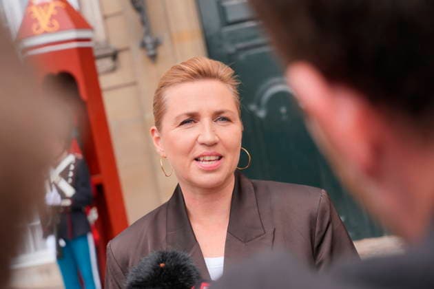 Denmark Politics Acting Prime Minister Mette Frederiksen after her visit to the King at Amalienborg Palace in Copenhagen, Denmark, Saturday, May 23, 2026 After Saturday s royal round, it is clear that acting Prime Minister Mette Frederiksen S is once again the royal investigator pointed to form a new Danish government , Copenhagen Denmark  Copyright: EmilxHelmsx spdk20260523-142213-L