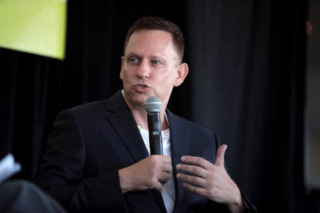 February 9, 2022, Scottsdale, Arizona, USA: PayPal co-founder PETER THIEL speaks at the Converge Tech Summit in Scottsdale, Arizona. Scottsdale USA - ZUMAg247 20220209_znp_g247_012 Copyright: xGagexSkidmorex