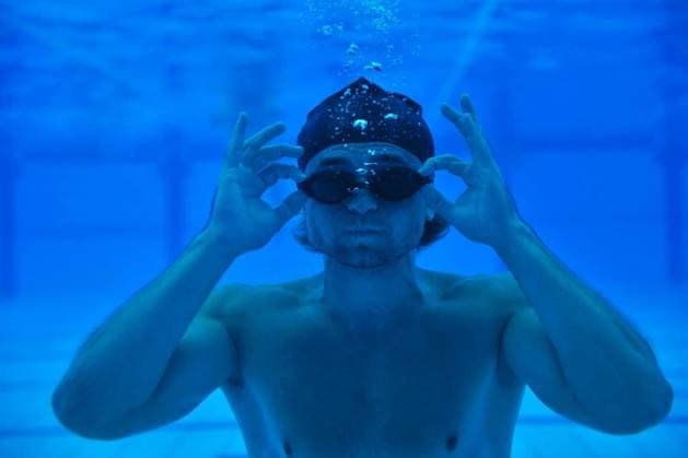 undervater shoot of swimming pool with good looking young swimmer model released Symbolfoto Copyright: xdotshockx Panthermedia68588182.jpg