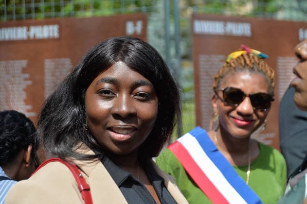 Tribute to all the victims of slavery - Paris Annah Bikoulouloulou Deputy Mayor of Paris in charge of Equality, Human Rights, the Fight against Racism, Anti-Semitism and LGTBQI+phobia and the Fight Against Discrimination during a commemorative ceremony in the Jardin Jacques Martial, in tribute to all the victims of slavery ,on the occasion of the National Day in Tribute to the Victims of Slavery, at the Jardins du Trocadéro The National Day in Tribute to the Victims of Slavery, and the associated ceremony organized by the City of Paris, celebrate the memory of the enslaved people, as well as their descendants, and pay tribute to their contribution to the building of the Nation in Paris, France on May 23 2026. Photo by Karim Ait Adjedjou ABA Copyright: xAitxAdjedjouxKarim ABACAx