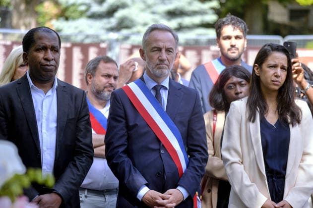 Tribute to all the victims of slavery - Paris Emmanuel Grégoire, Mayor of Paris Naïma Moutchou, Minister of Overseas France during a commemorative ceremony in the Jardin Jacques Martial, in tribute to all the victims of slavery ,on the occasion of the National Day in Tribute to the Victims of Slavery, at the Jardins du Trocadéro The National Day in Tribute to the Victims of Slavery, and the associated ceremony organized by the City of Paris, celebrate the memory of the enslaved people, as well as their descendants, and pay tribute to their contribution to the building of the Nation in Paris, France on May 23 2026. Photo by Karim Ait Adjedjou ABACAPRESS.COM Paris France Copyright: xAitxAdjedjouxKarim ABACAx
