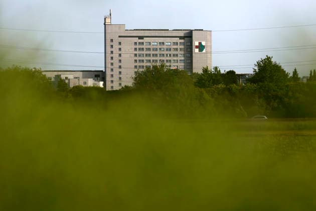 St Katharinen Hospital Frechen is a non-profit hospital in Frechen, Germany Catchment area is the Rhein Erft district and the western districts of Cologne Themed image, symbolic image Frechen, 24 05 2026 NRW Germany Copyright: xChristophxHardtx