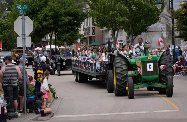 (260525) -- DELTA, May 25, 2026 -- A tractor is pictured during the Ladner May Days parade in Ladner, British Columbia, Canada, May 24, 2026. (Photo by Xinhua) CANADA-BRITISH COLUMBIA-LADNER-MAY DAYS PARADE LiangxSen 