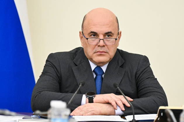 RUSSIA, MOSCOW - MAY 25, 2026: Mikhail Mishustin, Prime Minister of Russia, holds a meeting with his deputies at the House of the Government. Alexander Miridonov POOL TASS  93018543
