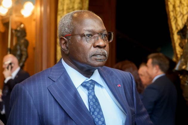RUSSIA, MOSCOW - MAY 25, 2026: Cameroon s Ambassador to Russia Mahamat Paba Sale is seen before a reception for the heads of missions at the Reception House of Russia’s Ministry of Foreign Affairs on Africa Day. Sergei Fadeichev TASS  93027300