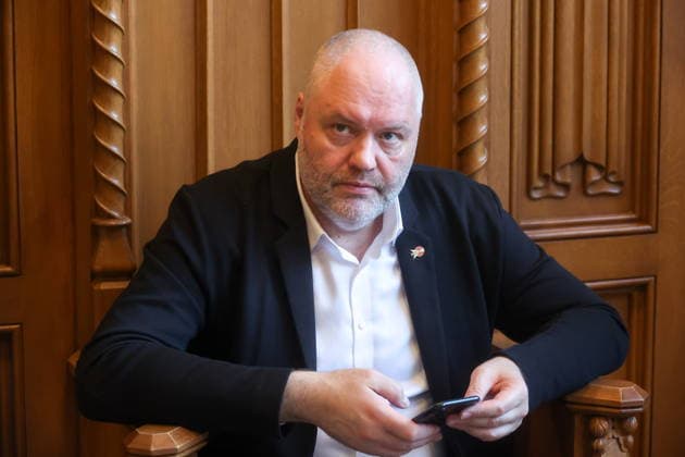 RUSSIA, MOSCOW - MAY 25, 2026: Russian State Duma member Nikolai Novichkov is seen before a reception for the heads of missions at the Reception House of Russia’s Ministry of Foreign Affairs on Africa Day. Sergei Fadeichev TASS  93027374