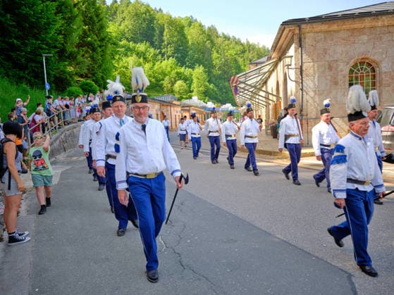 Berchtesgaden, Germany 25 05 2026 In the picture Procession of the miners Salzbergwerk Bayern Copyright: xFotostandx xWassmuthx