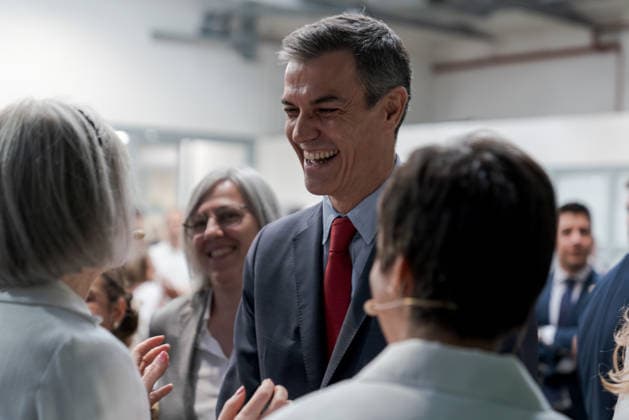 Prime Minister of Spain, Pedro Sanchez, closes the presentation event for the proposed Social Climate Plan in Madrid - 25 May 2026 Prime Minister of Spain, Pedro Sanchez, is seen during the presentation event for the proposed Social Climate Plan. Spain’s Prime Minister, Pedro Sanchez, presented the proposed Social Climate Plan, endowed with more than Ä9 billion, co-financed by the European Union’s Social Climate Fund and 25% by the Spanish Government. The plan is aimed at promoting greater efficiency, equity and social justice while supporting citizens in response to the expansion of the European emissions trading market to transport and residential buildings. The plan will mobilize Ä4.7 billion to help the most vulnerable households join Copyright: xGuillermoxGutierrezxCarrascalx xSOPAxImagesx 2026_05_25_Sanchez_Clima_27