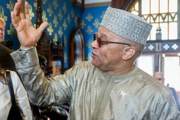 RUSSIA, MOSCOW - MAY 25, 2026: Niger s Ambassador to Russia Abdou Sidikou Issa is seen before a reception for the heads of missions at the Reception House of Russia™s Ministry of Foreign Affairs on Africa Day Moscow Russia  - ZUMAt113 20260525_zaa_t113_209 Copyright: xSergeixFadeichevx
