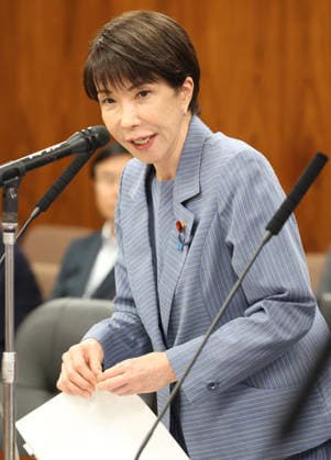 May 26, 2026, Tokyo, Japan - Japanese Prime Minister Sanae Takaichi answers a question at Upper House s cabinet committee session in Tokyo for the bill to establish a national intelligence agency on Tuesday, May 26, 2026. (photo by Yoshio Tsunoda AFLO)  aflo_332026666
