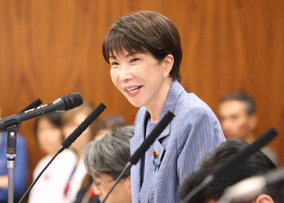 May 26, 2026, Tokyo, Japan - Japanese Prime Minister Sanae Takaichi answers a question at Upper House s cabinet committee session in Tokyo for the bill to establish a national intelligence agency on Tuesday, May 26, 2026. (photo by Yoshio Tsunoda AFLO)  aflo_332026676